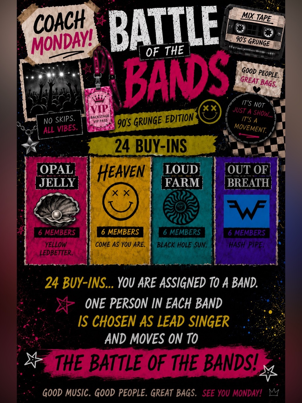 90’s Grunge Battle of the Bands